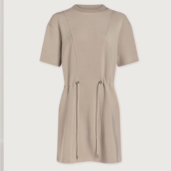 NWT Varley Maple DoubleSoft Dress in Abbey Stone / Khaki - S - Picture 6 of 12